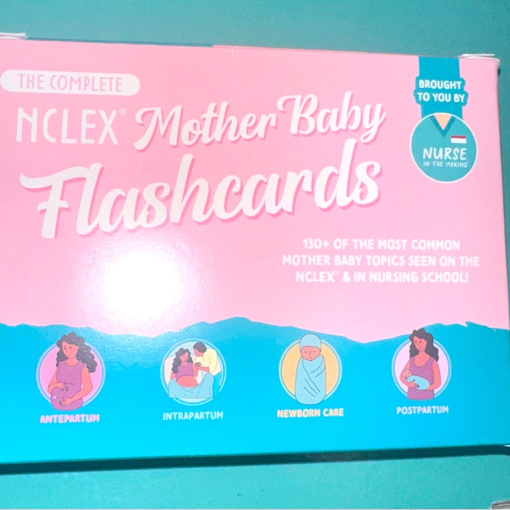 NCLEX Mother Baby Flashcards Set